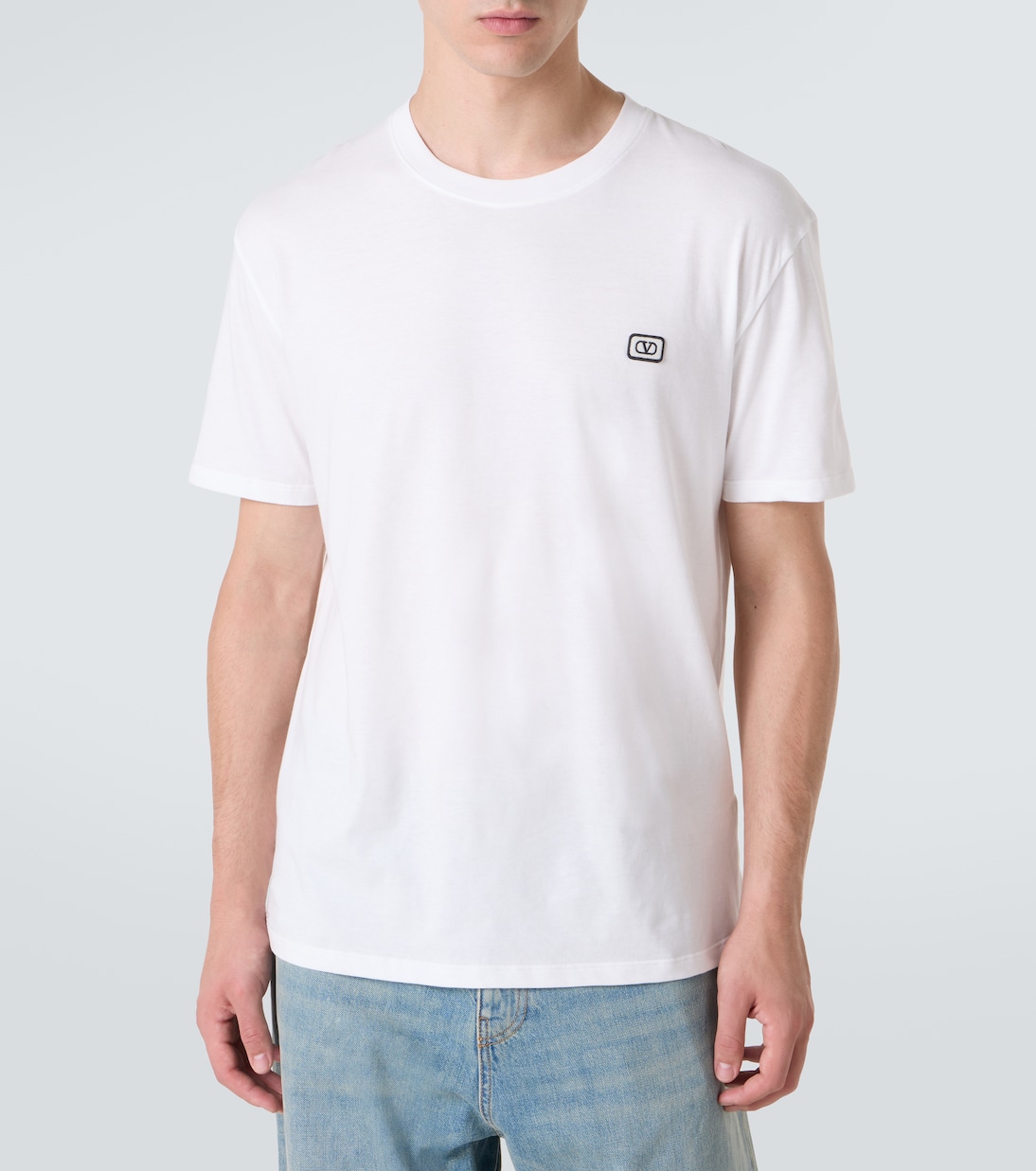 T-Shirt VLogo aus Baumwolle | Valentino