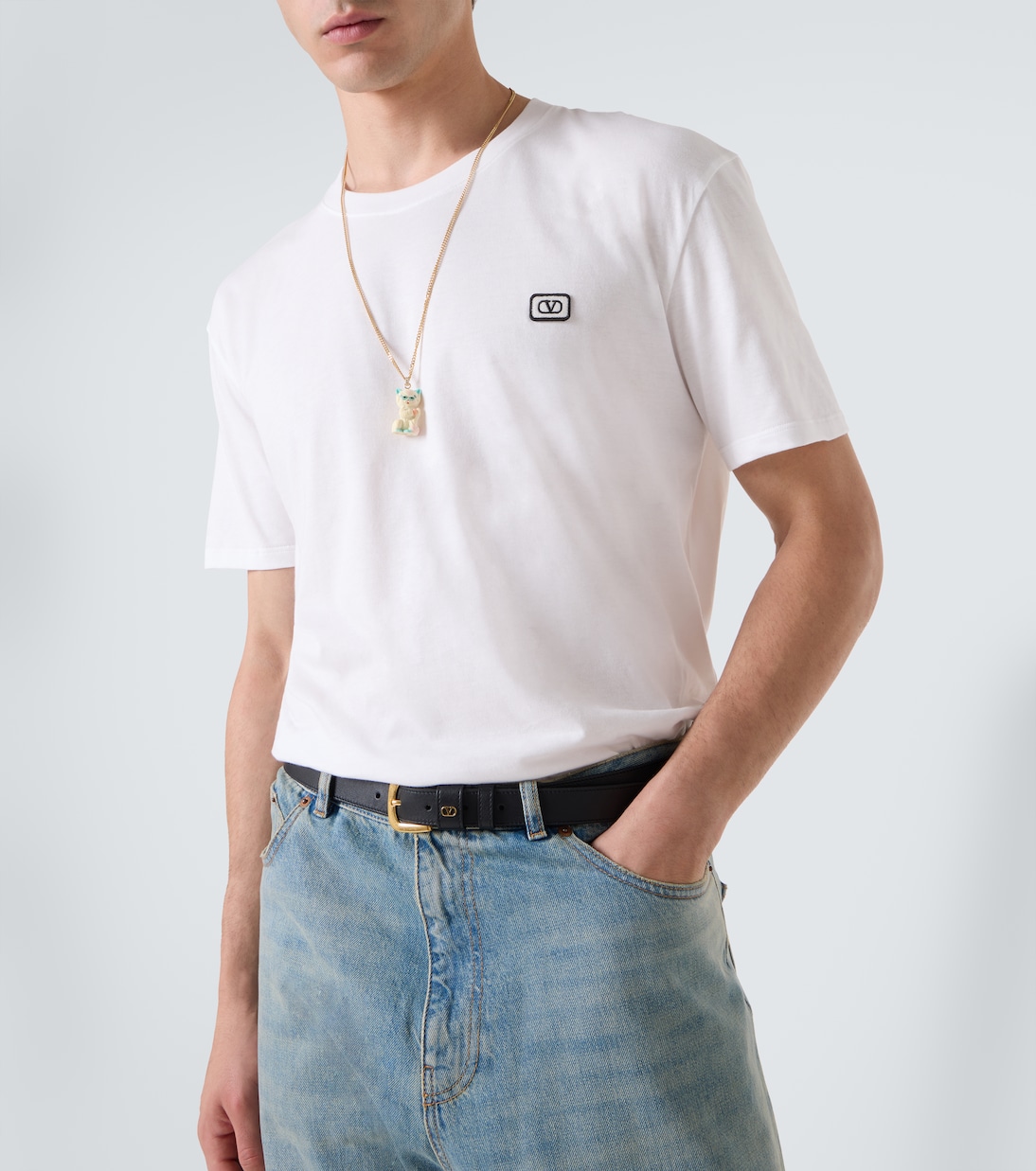 T-Shirt VLogo aus Baumwolle | Valentino