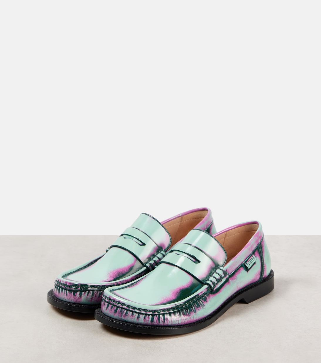 Scarpe Loewe Campo in pelle: mocassini moderni per giovani trendsetter