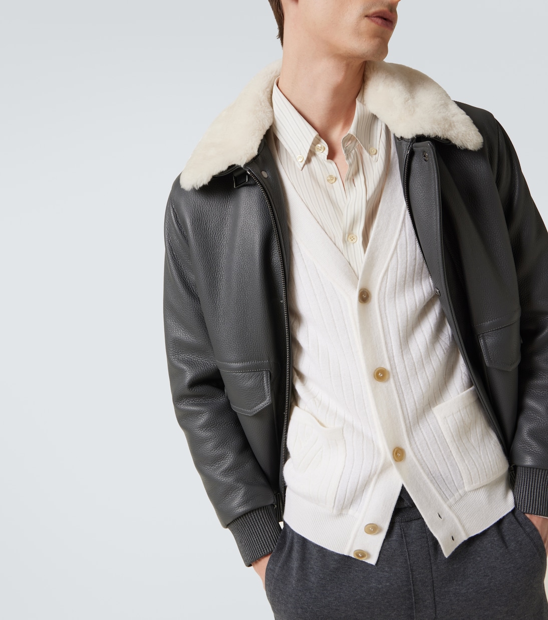 Cardigan aus Wolle und Kaschmir | Brioni