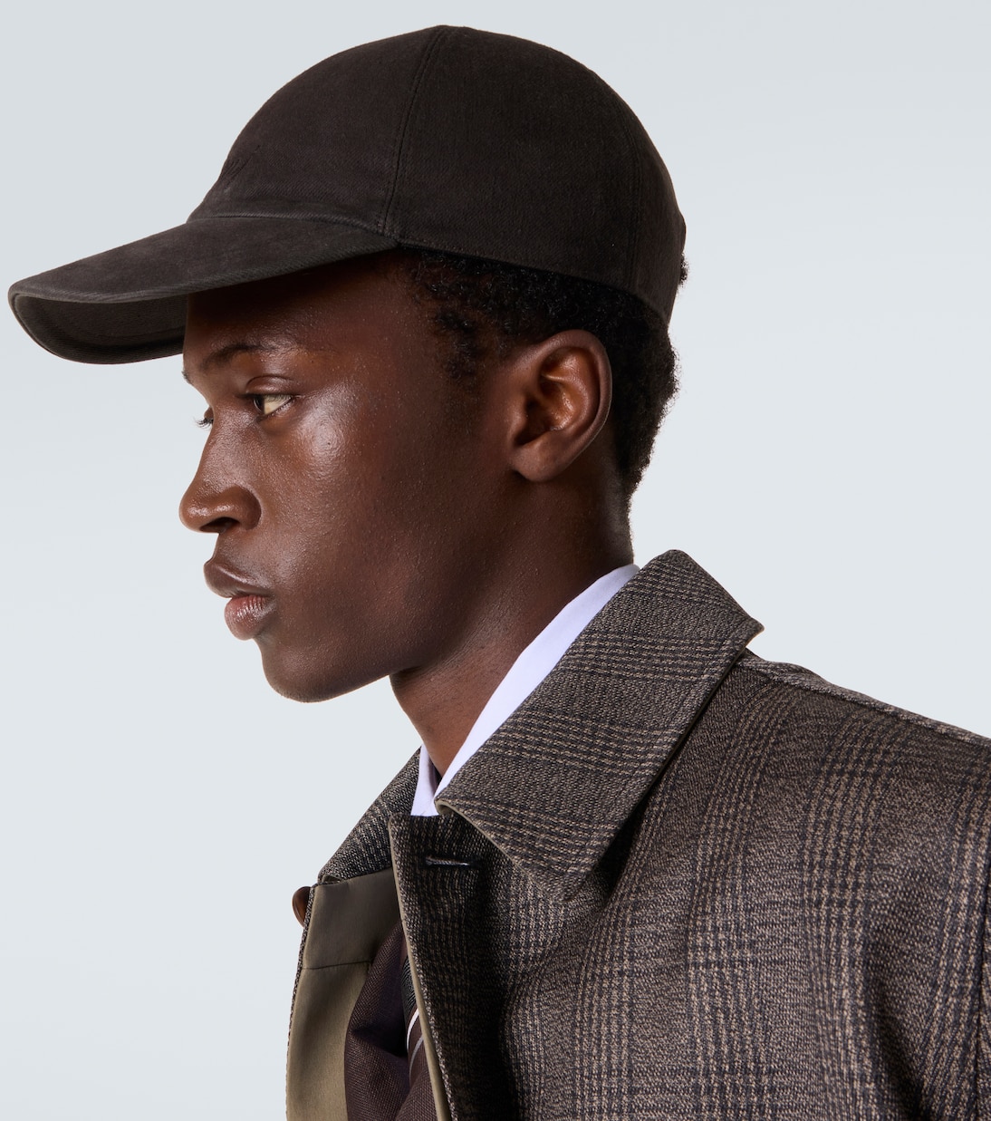 Cappello da baseball in cotone e cashmere | Brioni