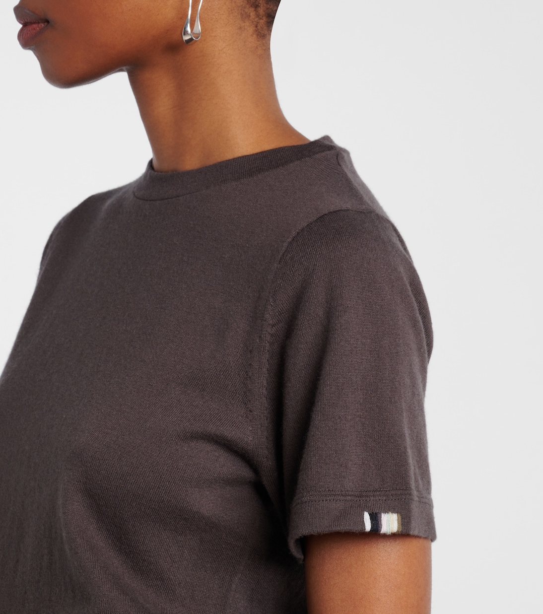 T-shirt N°267 Tina in cotone e cashmere | Extreme Cashmere