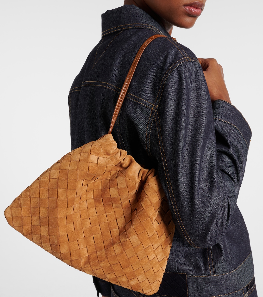 Clutch Dustbag Small de piel Intrecciato | Bottega Veneta