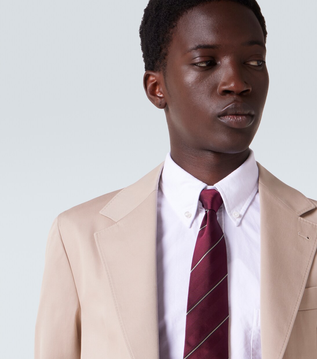 Striped silk tie | Brunello Cucinelli