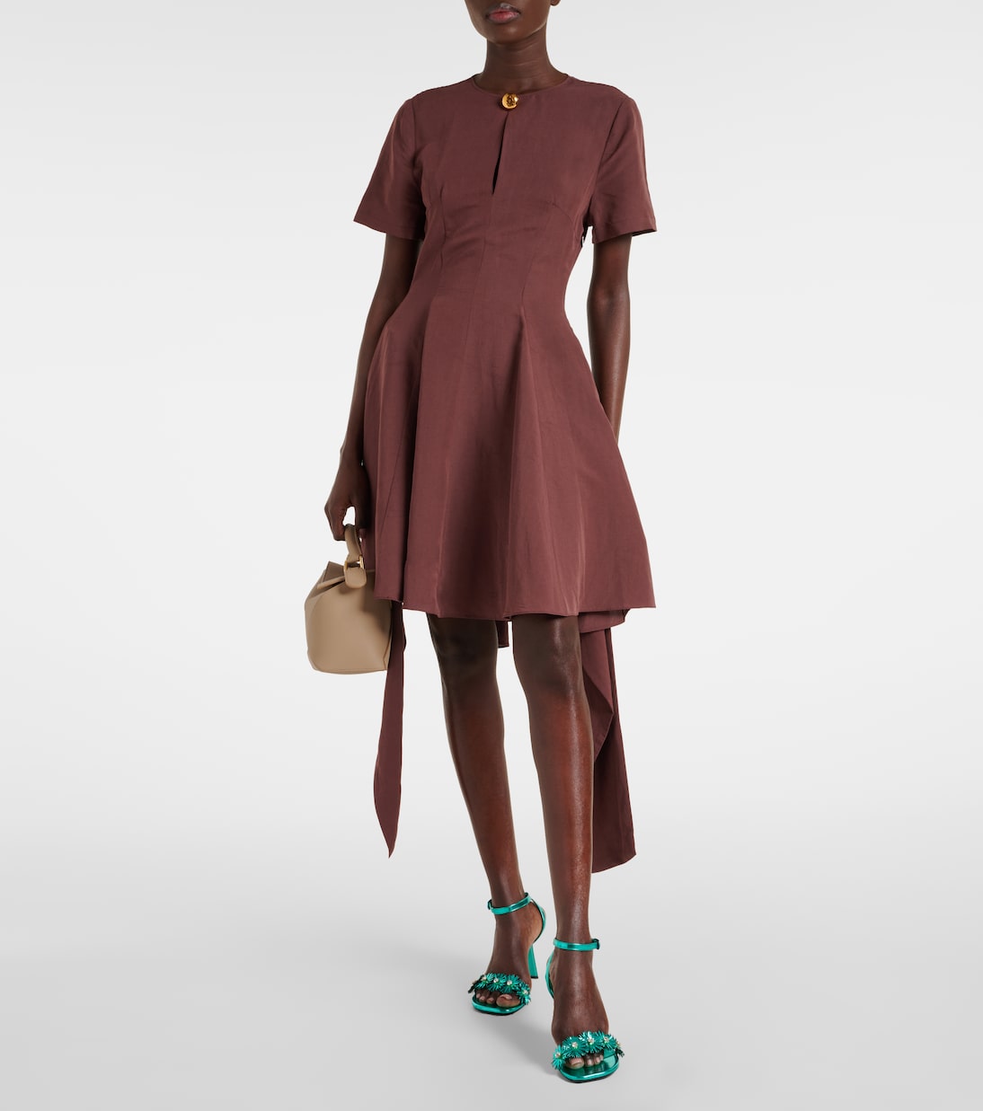 Paula's Ibiza - Abito midi con fiocco | Loewe