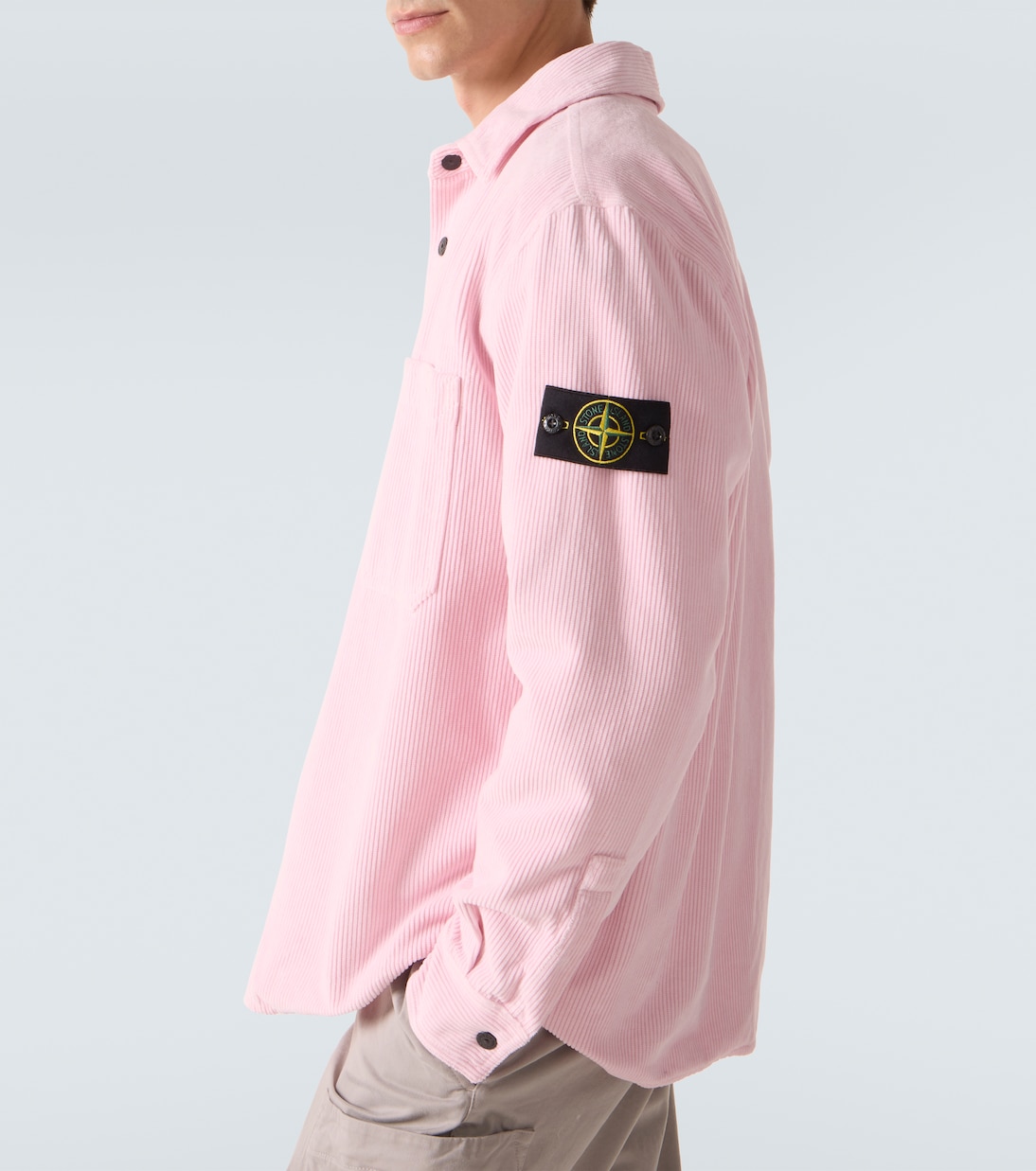 Compass 코튼 코듀로이 오버셔츠 | Stone Island