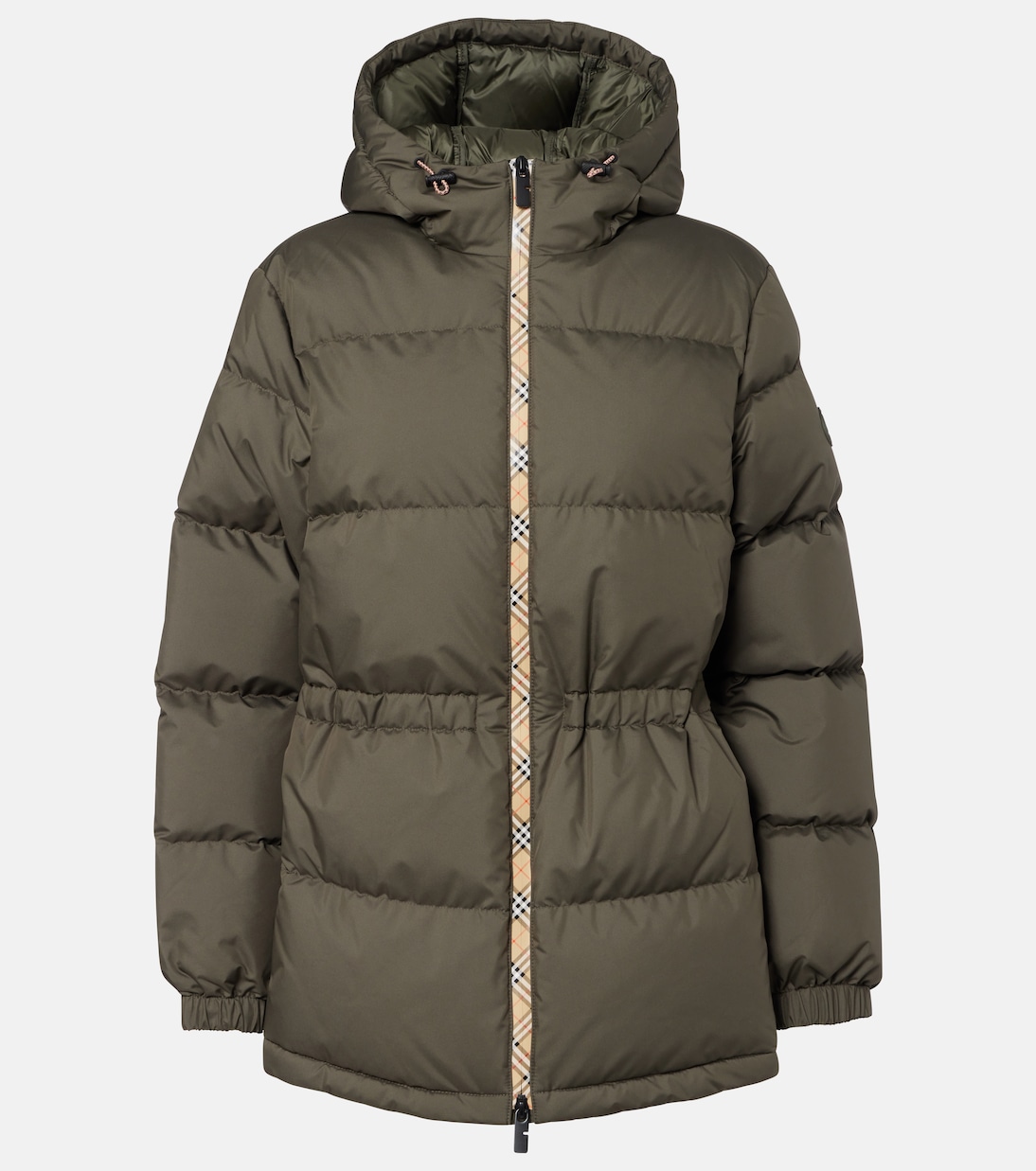 Burberry Check hooded down jacket  | Burberry