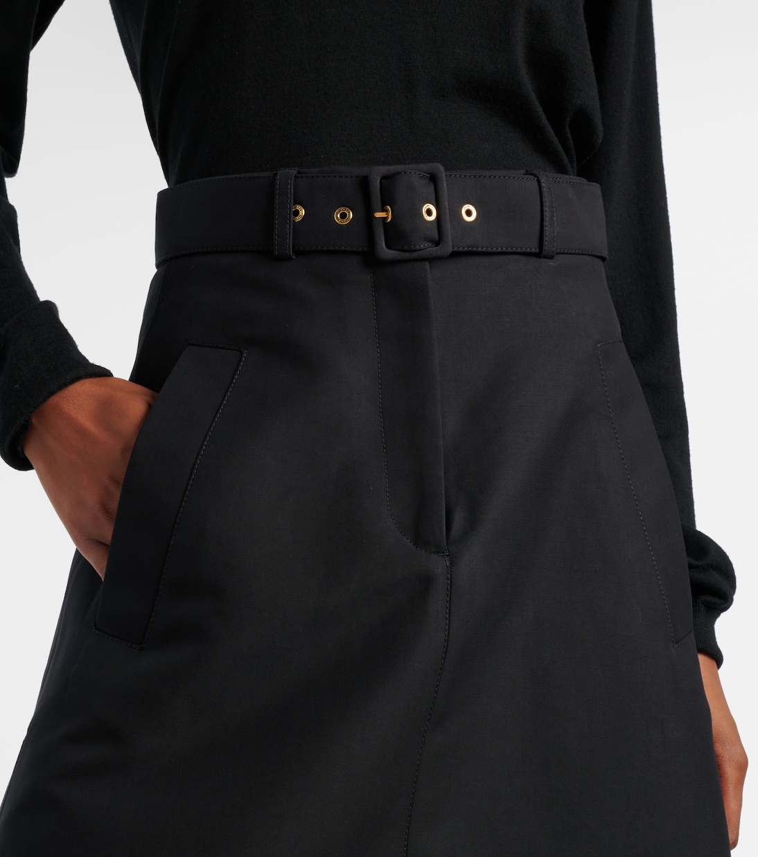 Cotton midi skirt | Moncler