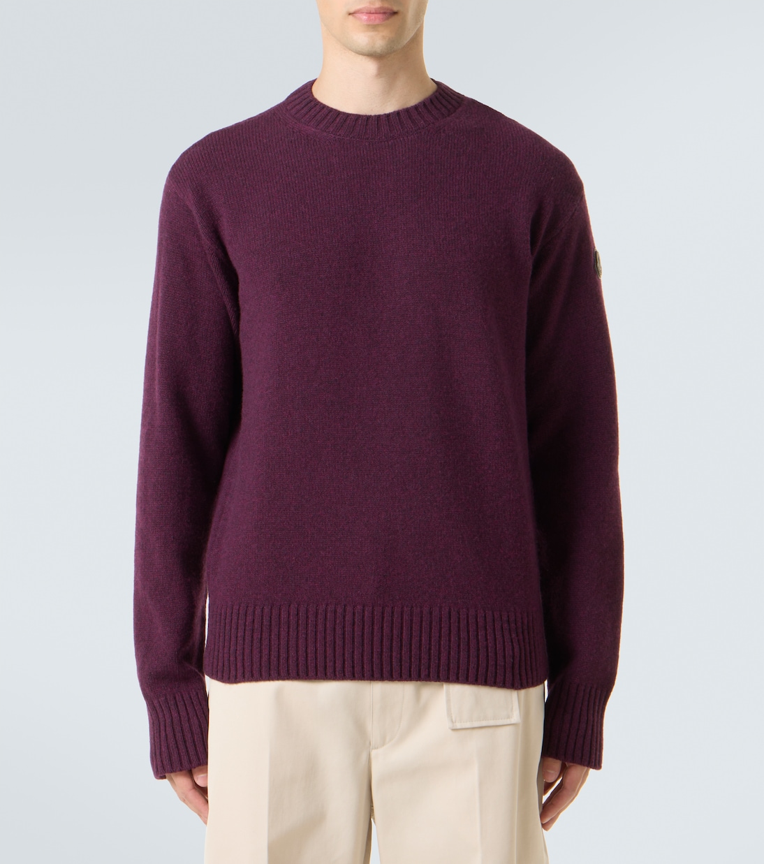 Ribbed-knit wool and cashmere sweater | Moncler