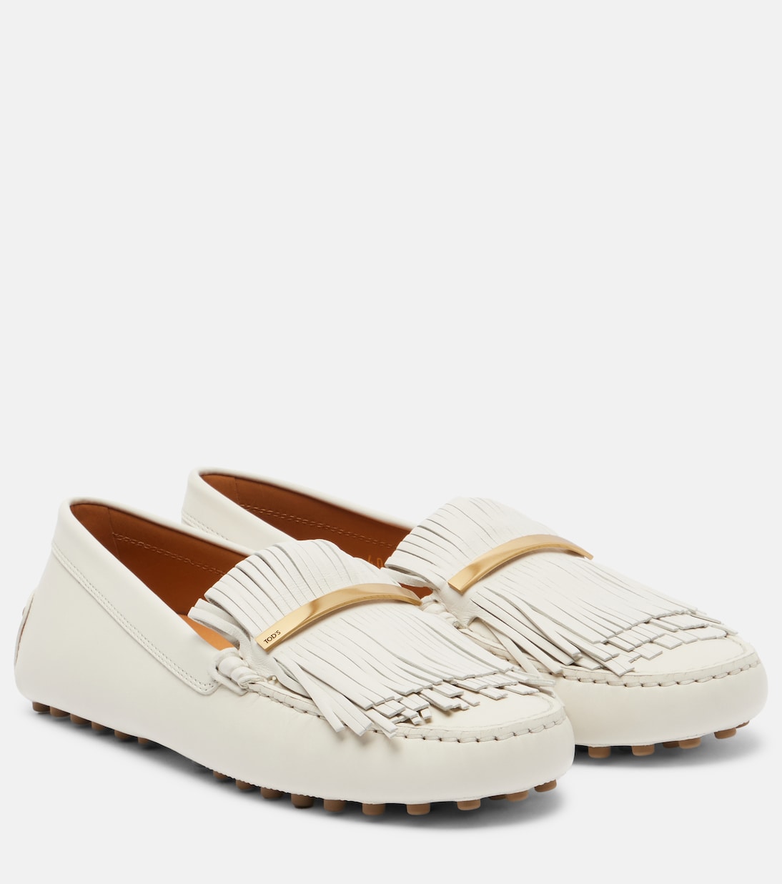 Mocassini Gommino in pelle con frange | Tod's