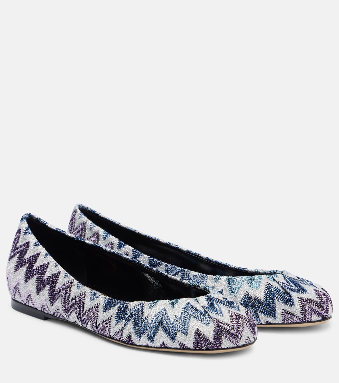 Zig Zag lurex ballet flats | Missoni