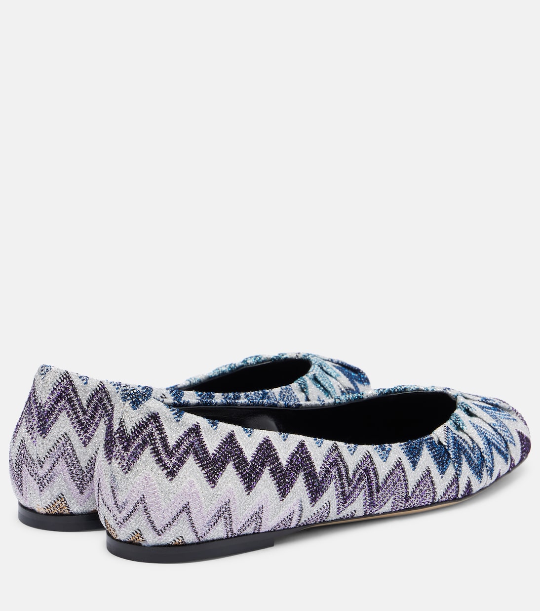 Zig Zag lurex ballet flats | Missoni