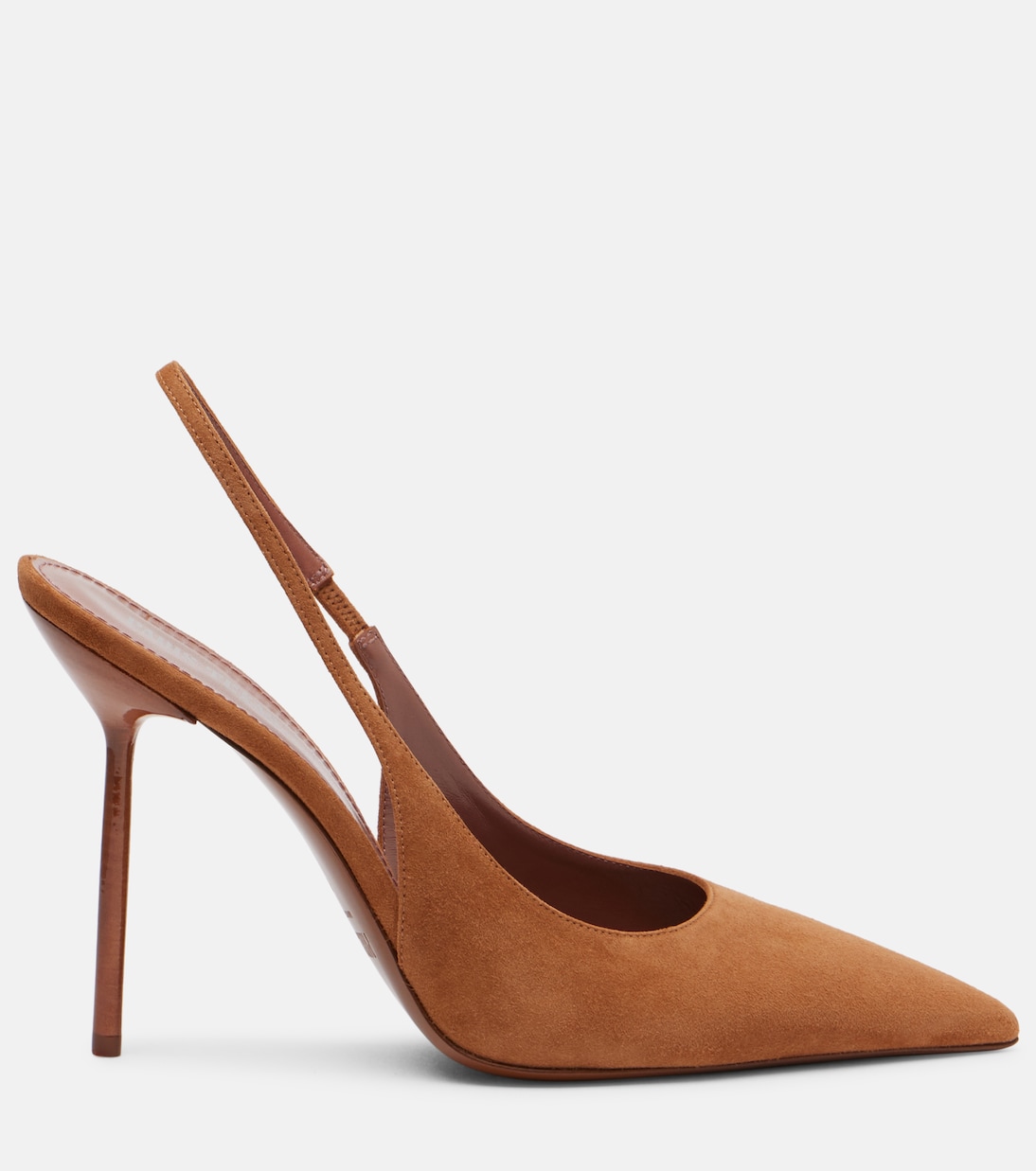 Lidia 120 suede slingback pumps  | Paris Texas