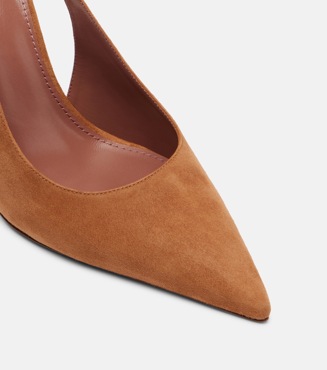 Lidia 120 suede slingback pumps  | Paris Texas