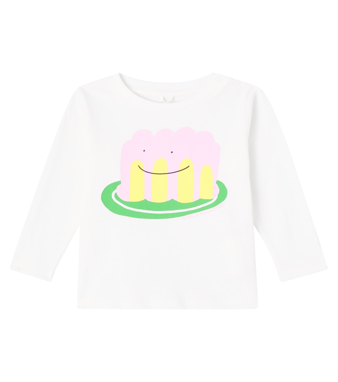 T-shirt in jersey di cotone con stampa  | Stella McCartney Kids