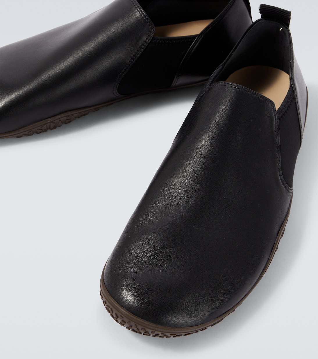 Vibram leather slip-on shoes | Lemaire