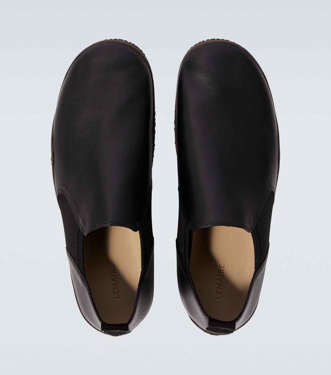 Vibram leather slip-on shoes | Lemaire