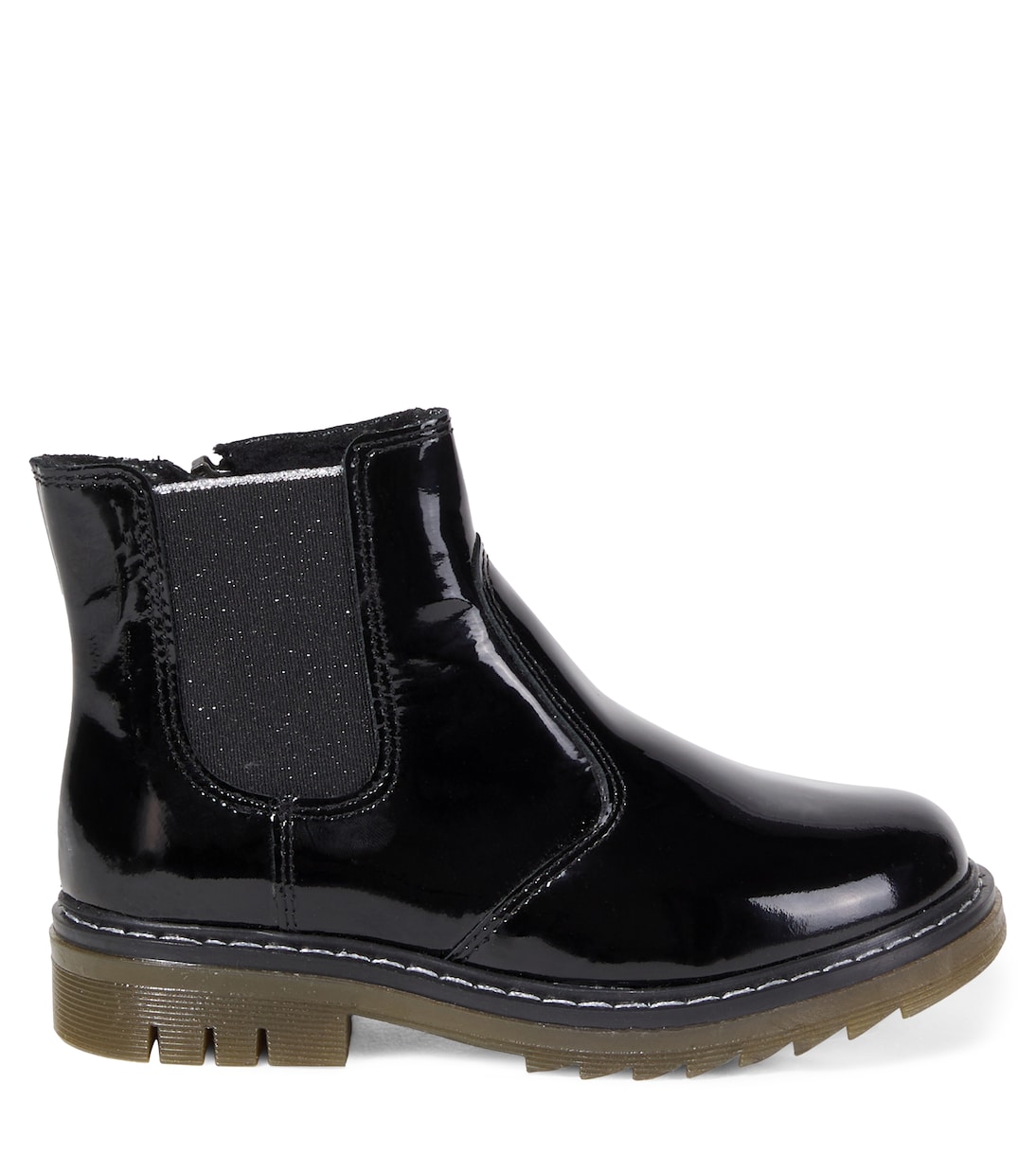 Sid Jodzip patent leather Chelsea boots | Pom d'Api
