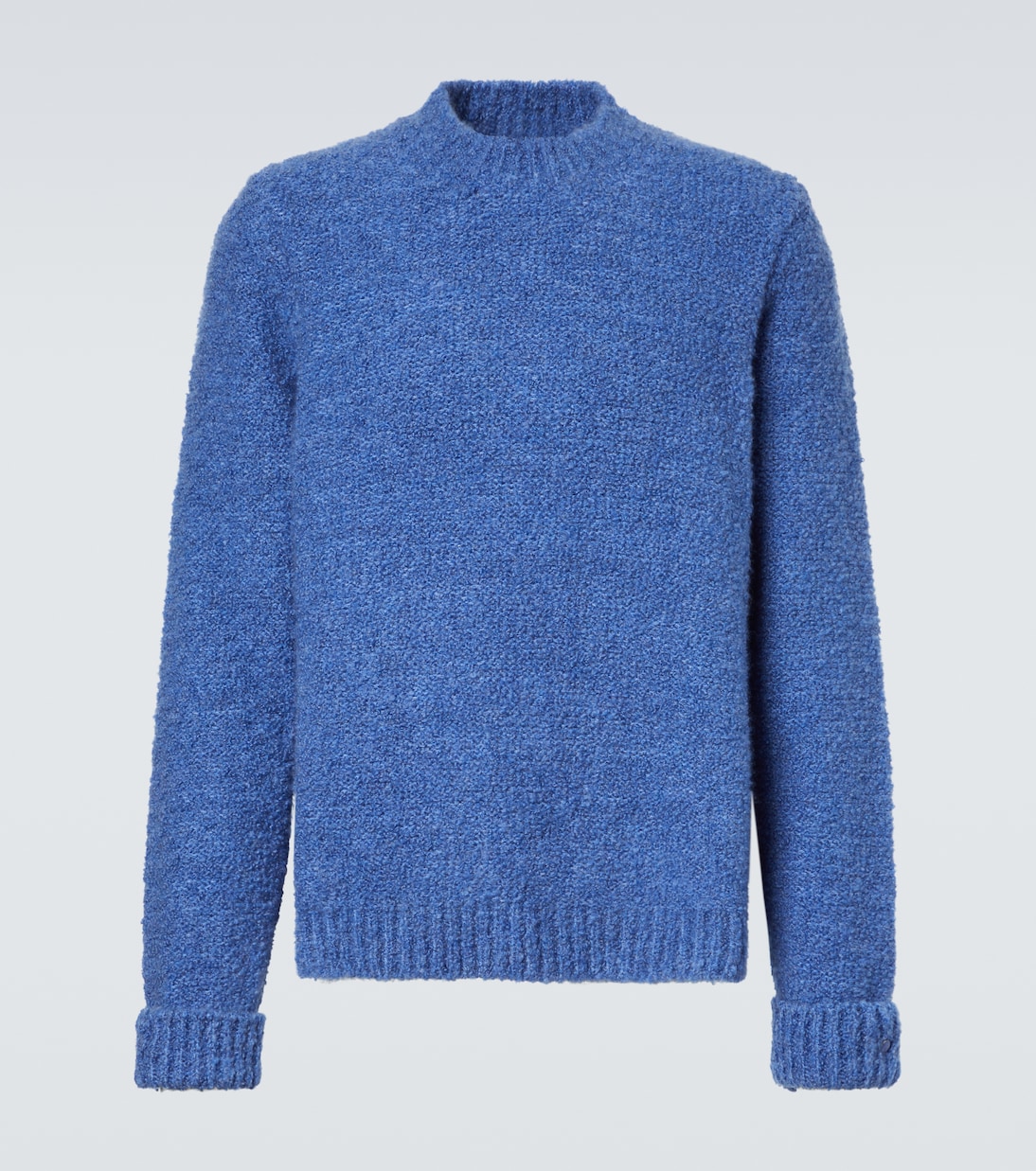 Cloud cashmere sweater with lapis lazuli | God's True Cashmere