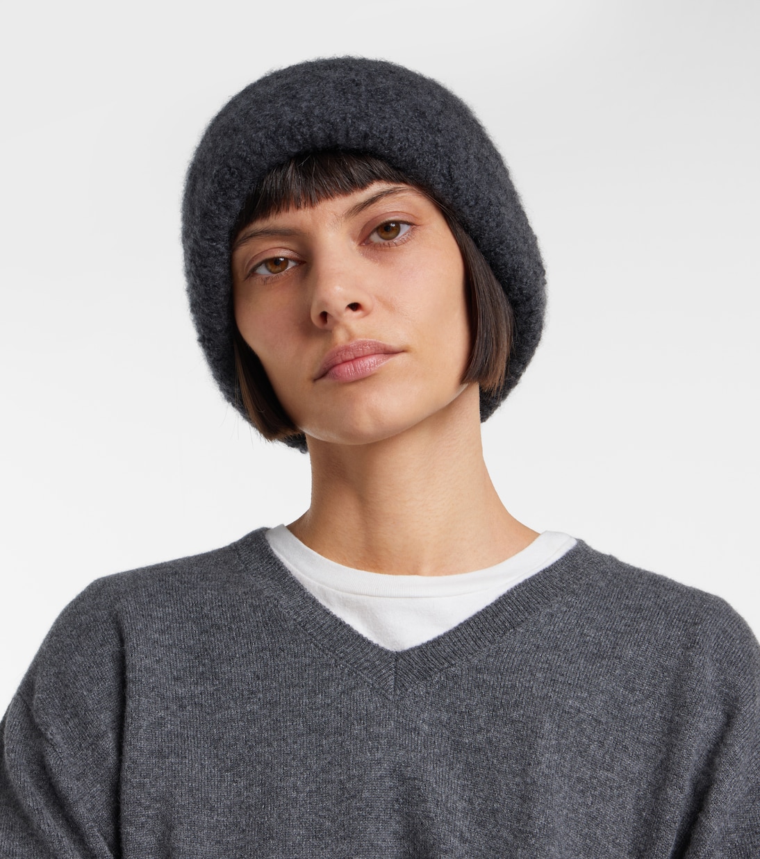 Berretto Leomir in cashmere, alpaca e seta | The Row