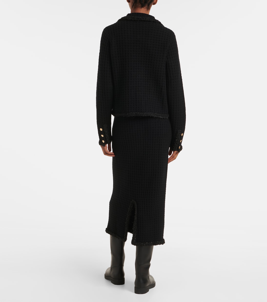 Wool and cashmere cardigan | Jardin des Orangers