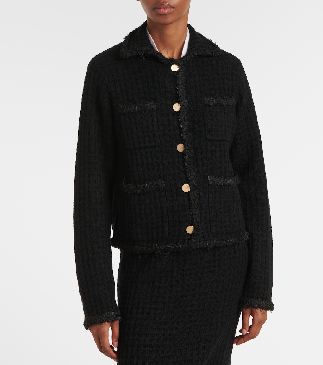 Wool and cashmere cardigan | Jardin des Orangers
