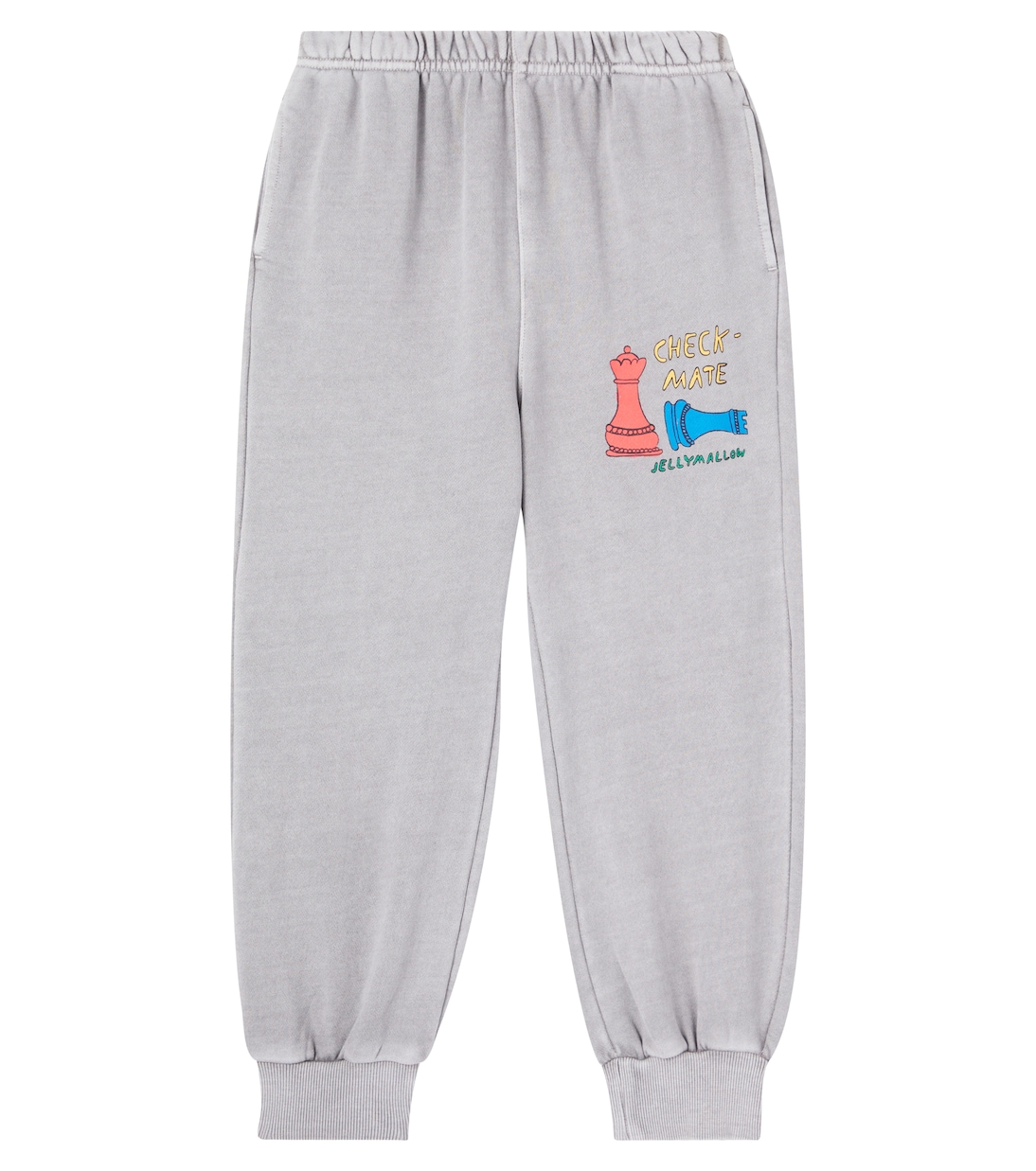 Check Mate cotton jersey sweatpants | Jellymallow
