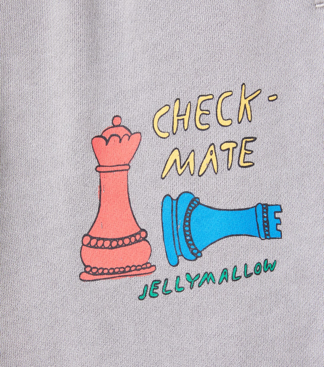 Check Mate cotton jersey sweatpants | Jellymallow
