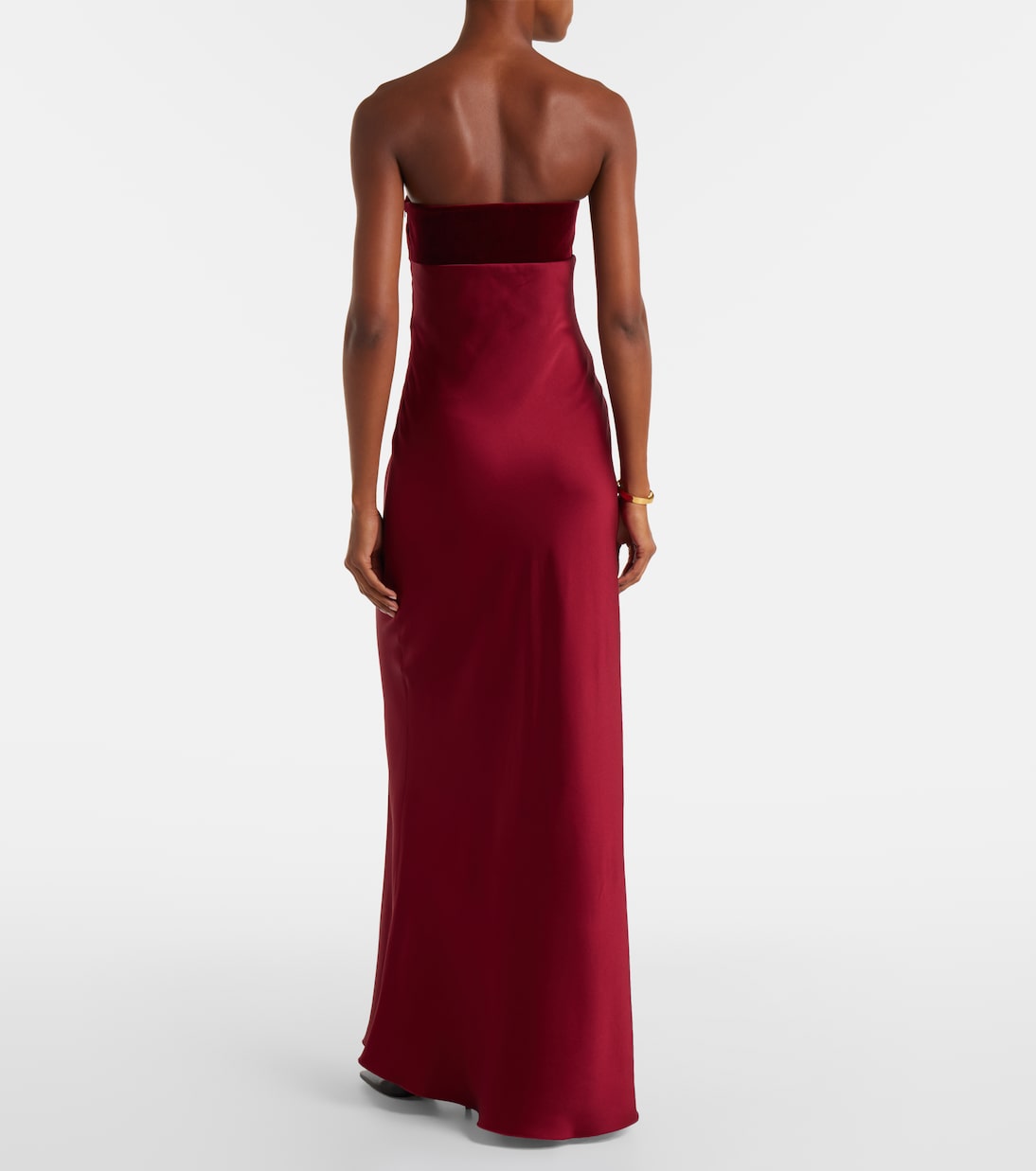 Robe longue Baia en satin de coton  | Max Mara