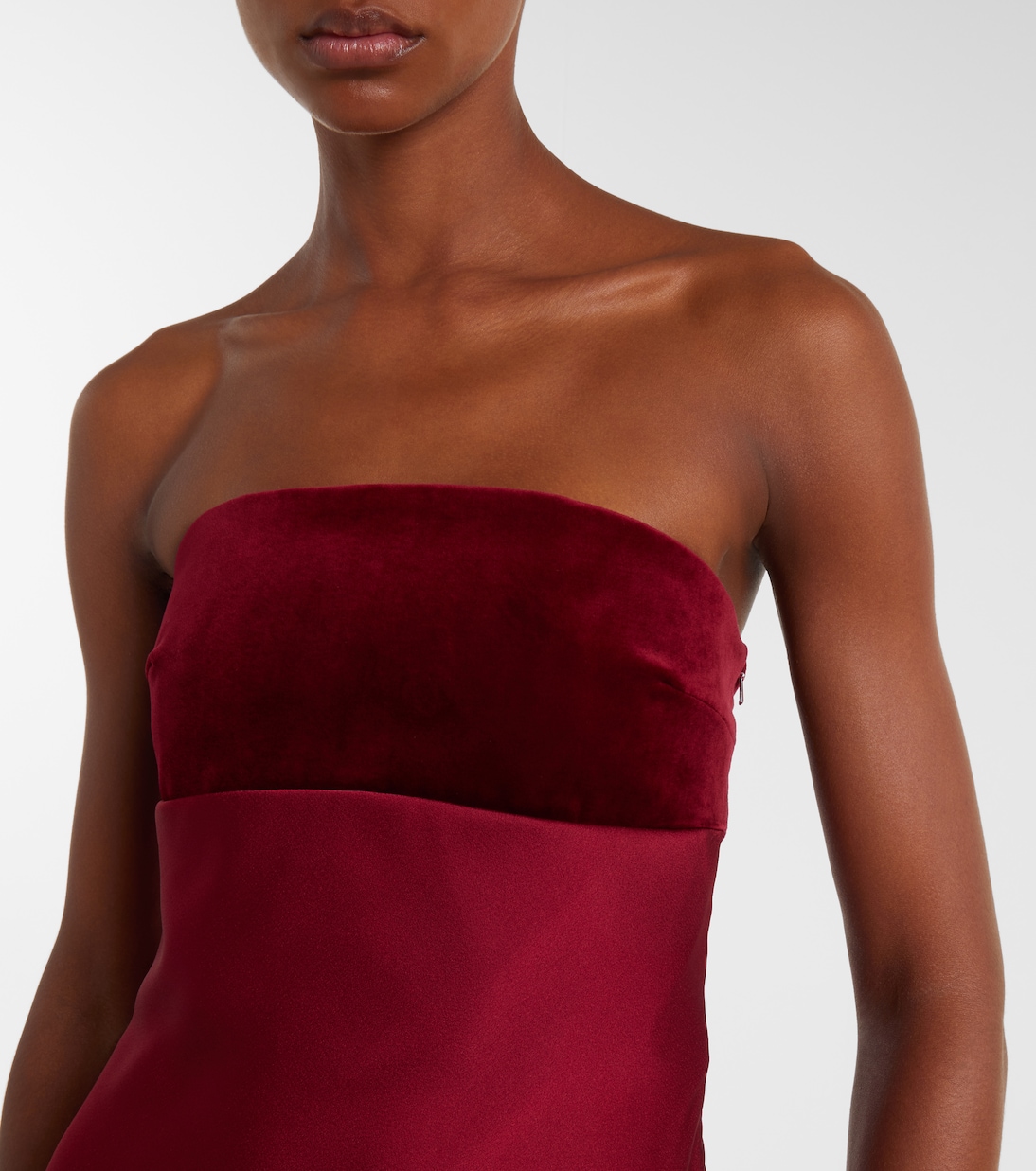 Robe longue Baia en satin de coton  | Max Mara
