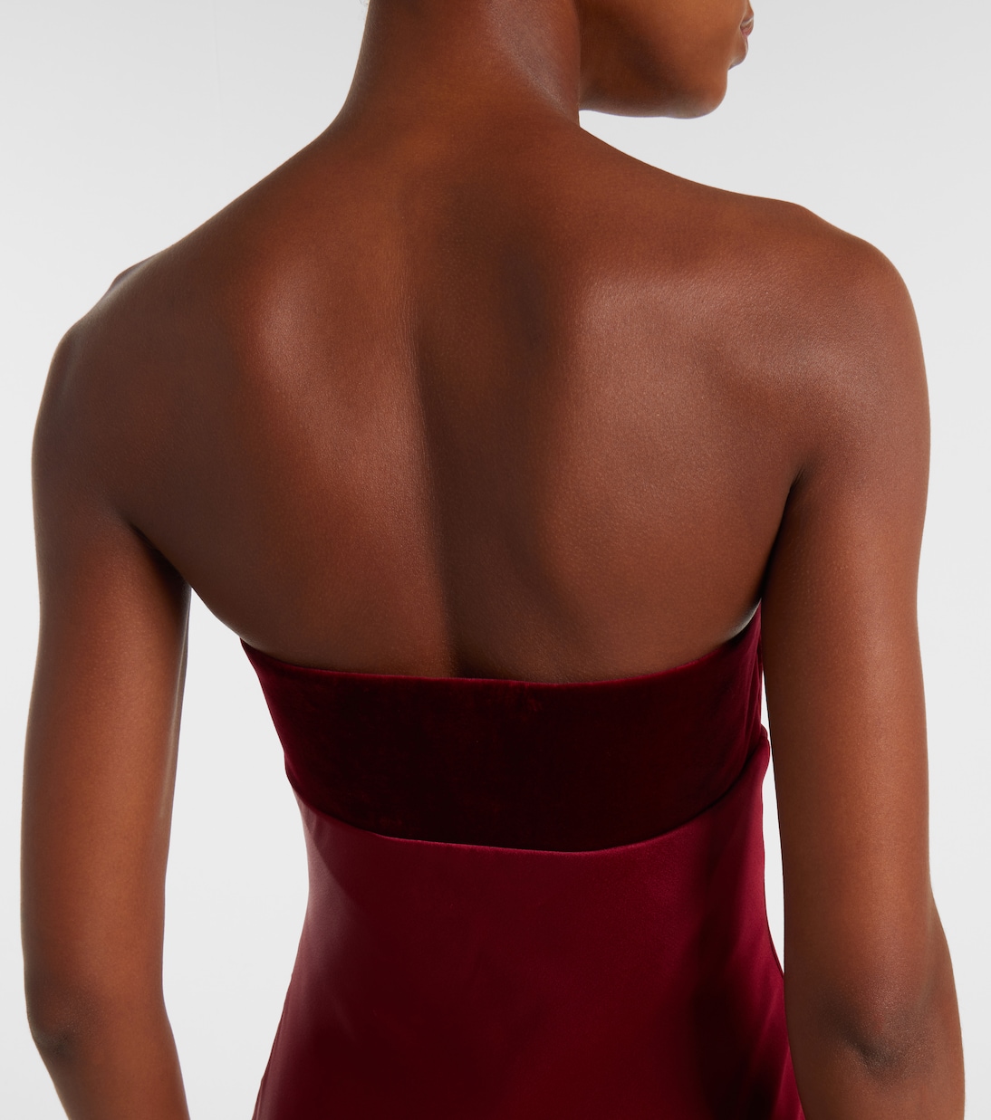 Robe longue Baia en satin de coton  | Max Mara