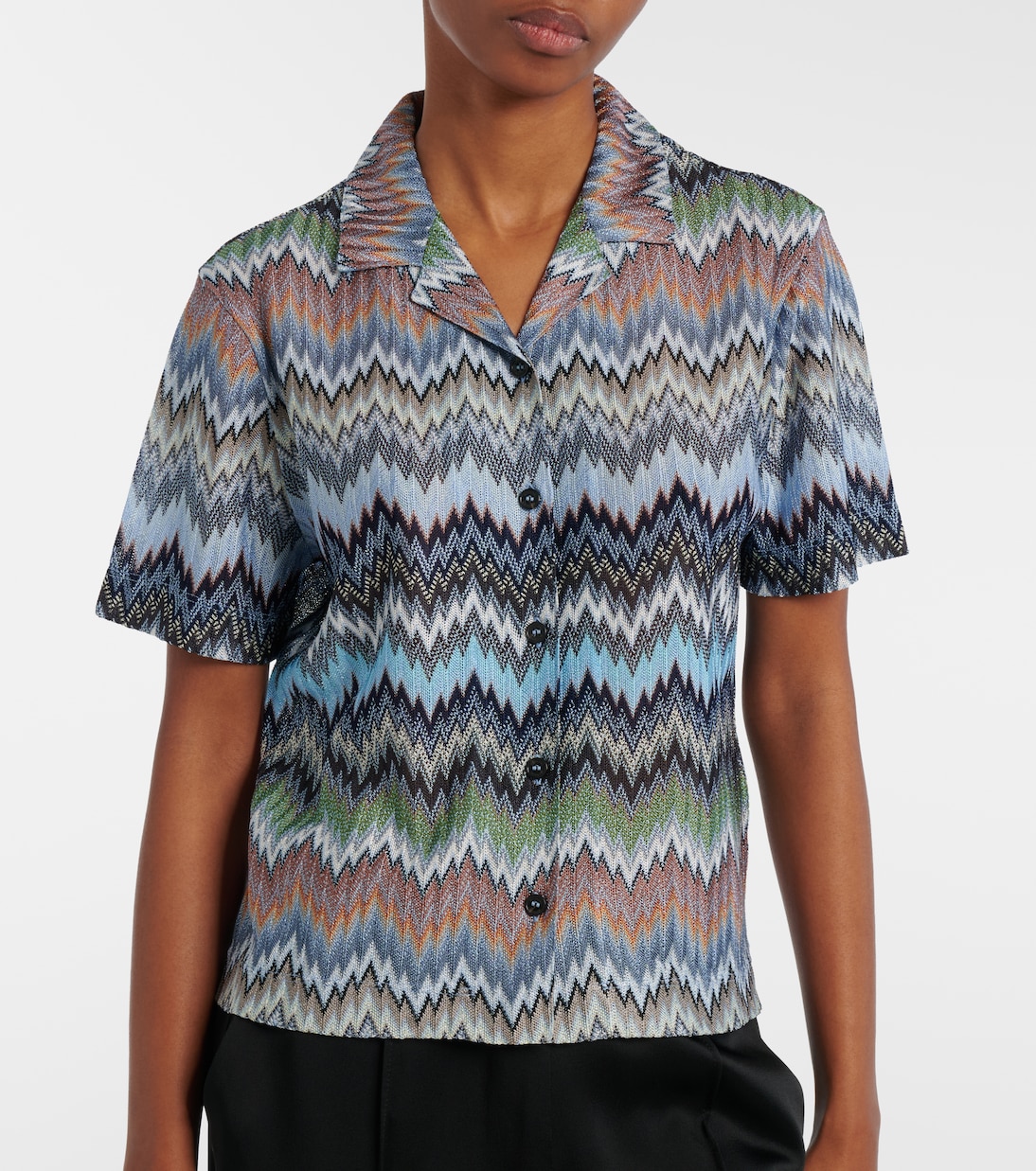 Zigzag intarsia shirt | Missoni