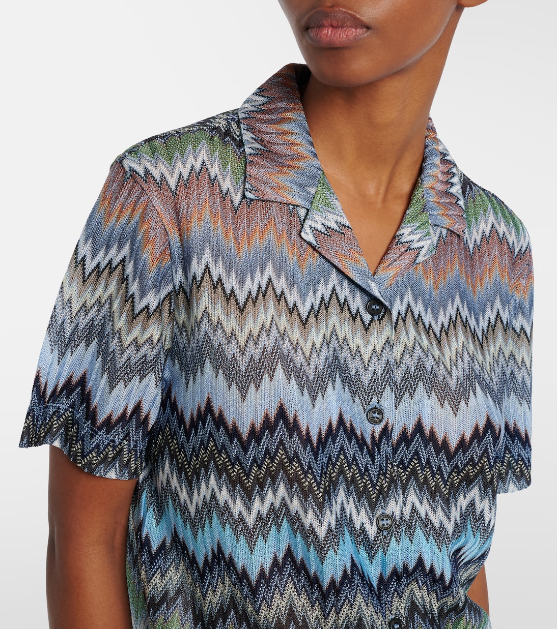 Zigzag intarsia shirt | Missoni