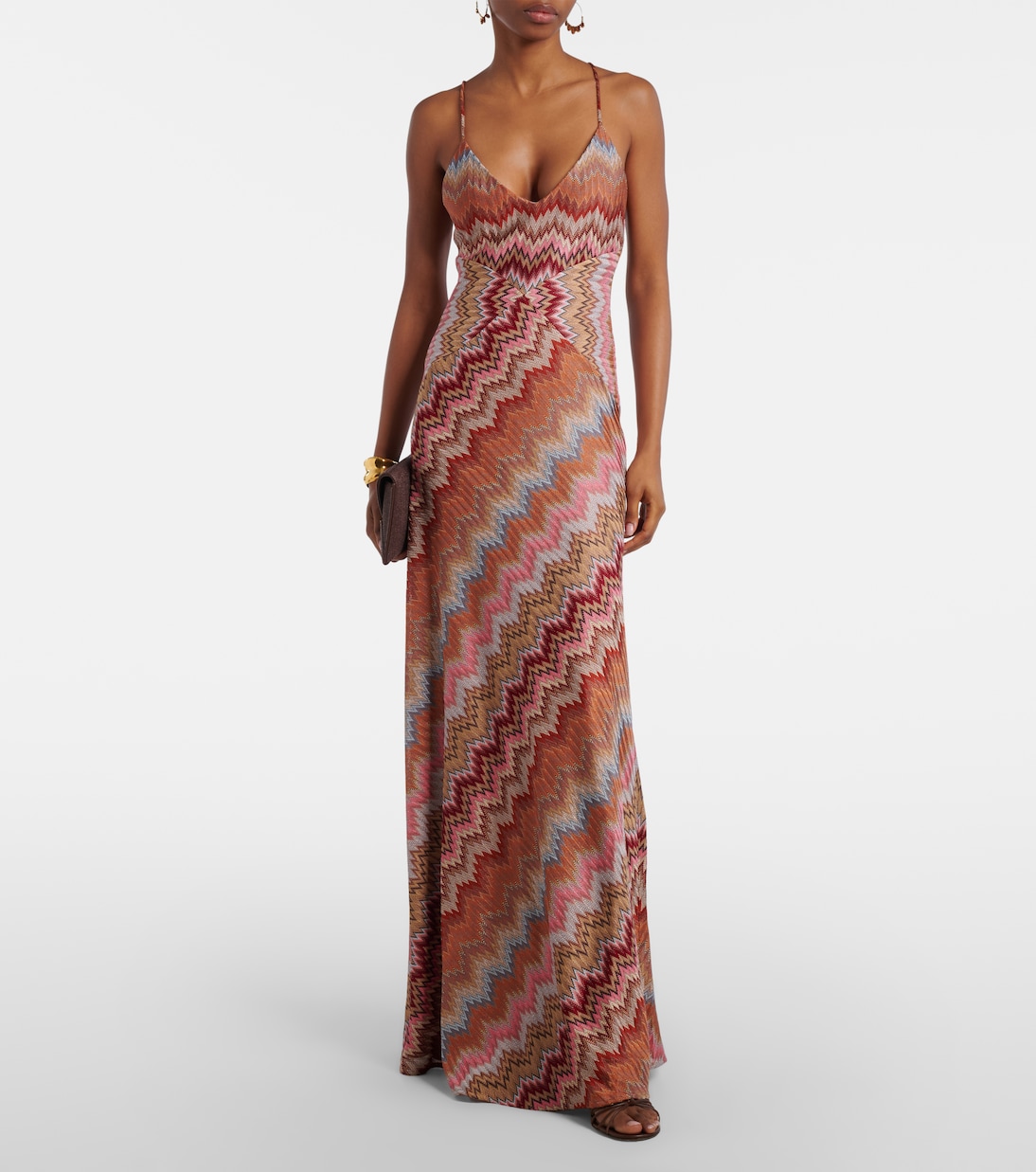 Chevron maxi dress | Missoni