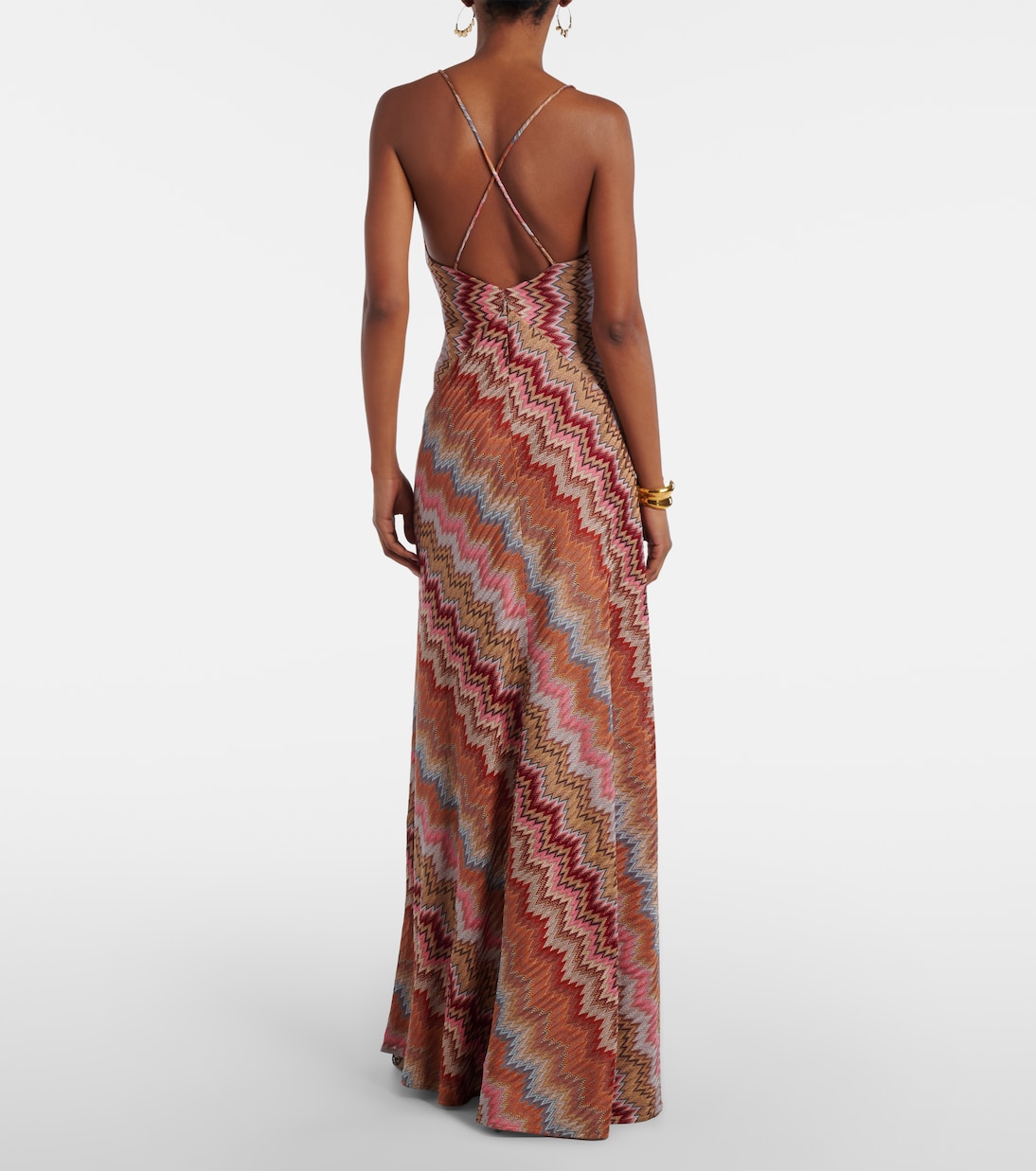 Chevron maxi dress | Missoni