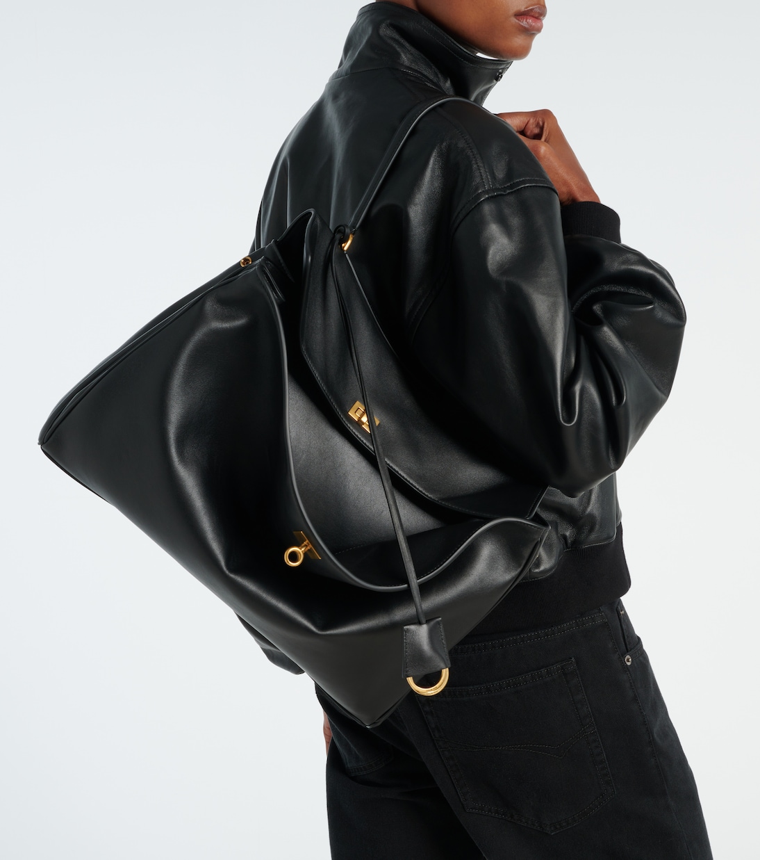 Rodeo Large leather tote bag | Balenciaga