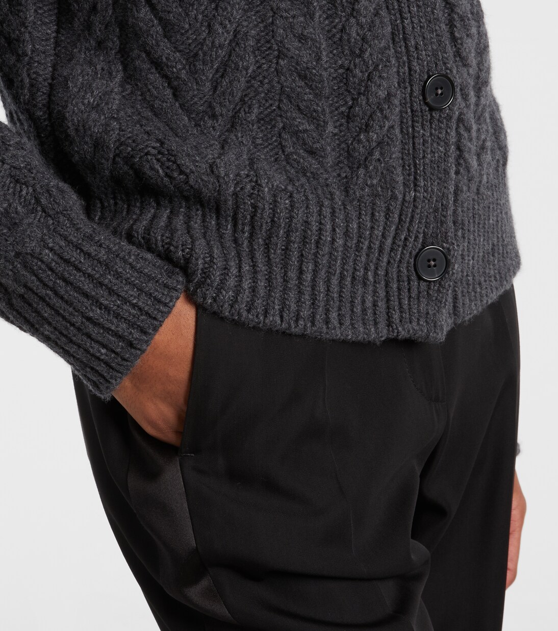 Verzierter Cardigan aus Wolle und Kaschmir | McQueen