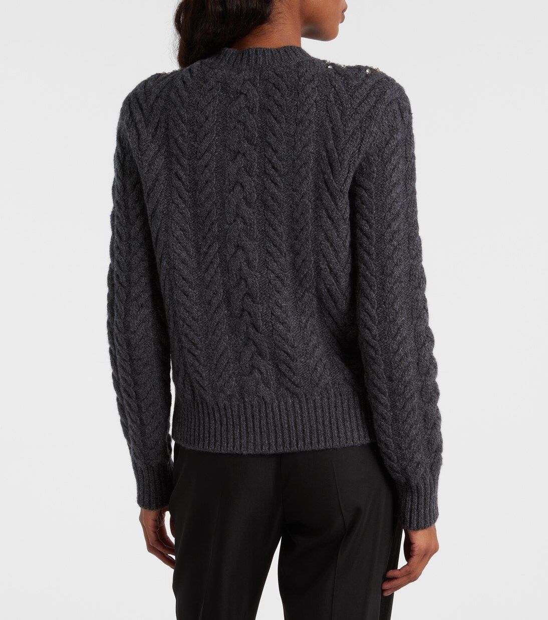 Verzierter Cardigan aus Wolle und Kaschmir | McQueen
