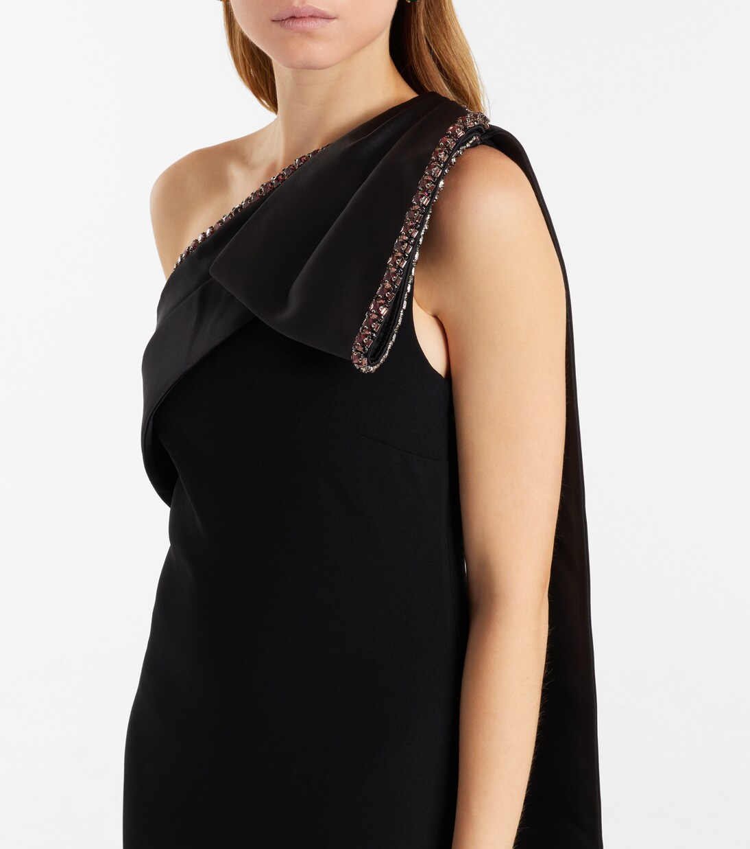 Crystal-embellished crêpe satin gown | Roland Mouret