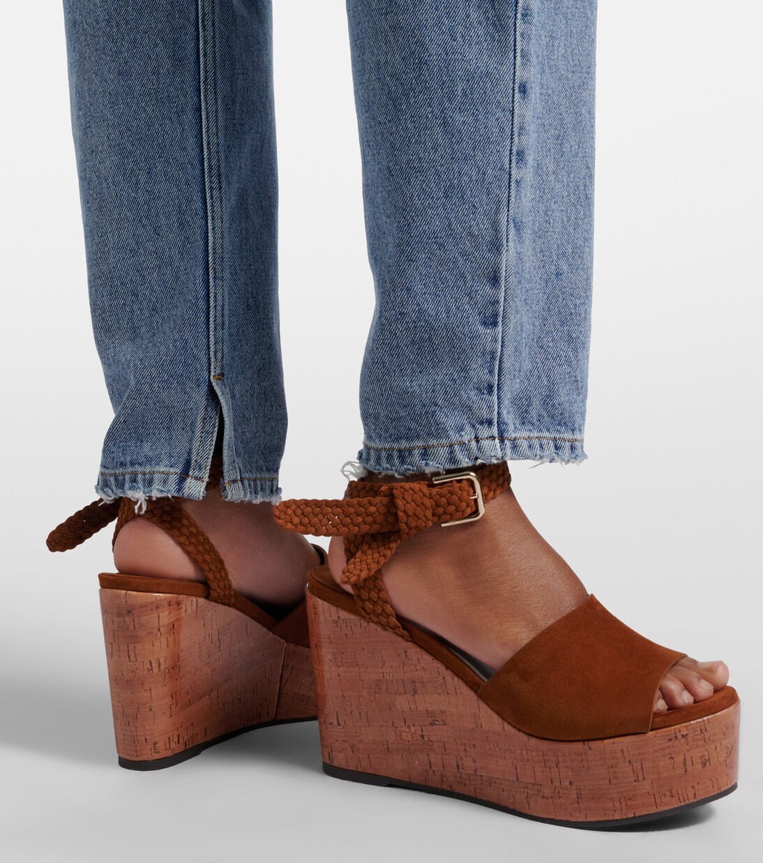 Jori suede platform sandals | Jimmy Choo