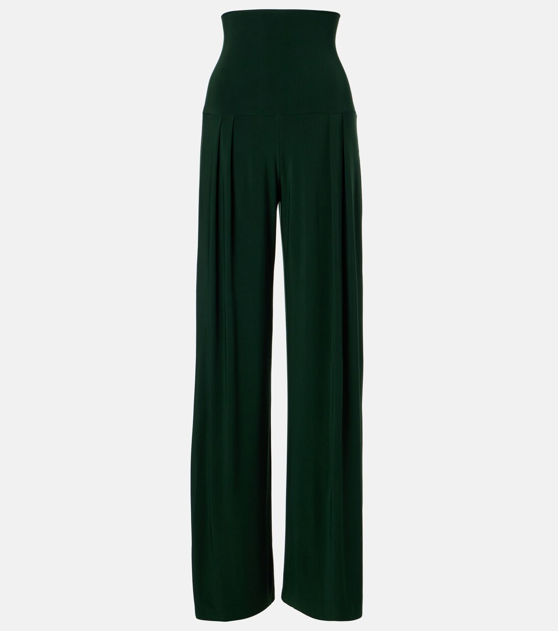 Pleated wide-leg pants | Norma Kamali