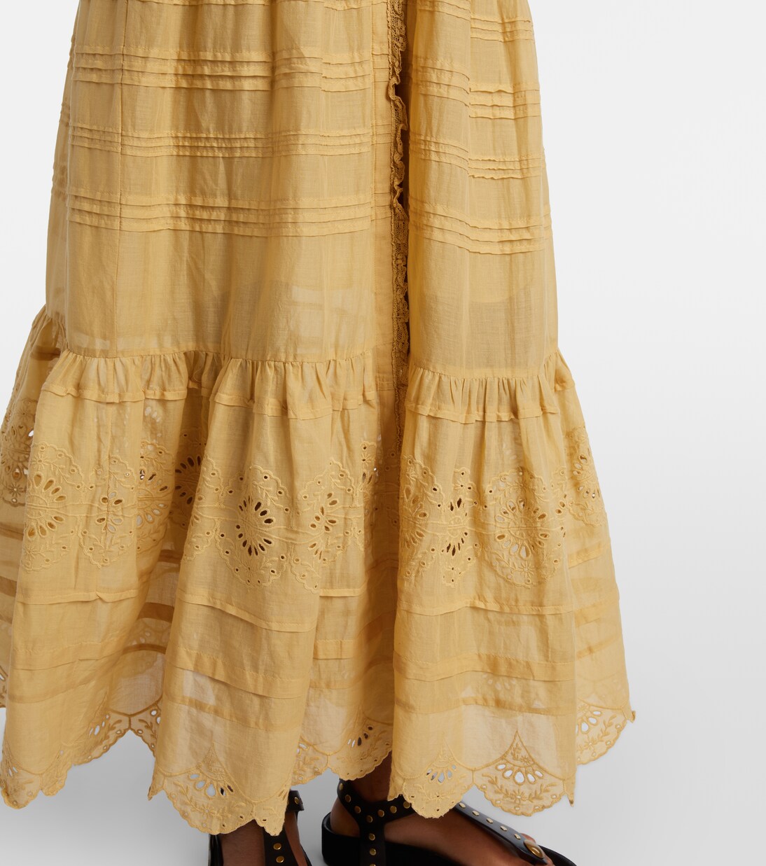 Paule lace-trimmed cotton maxi dress | Marant Etoile