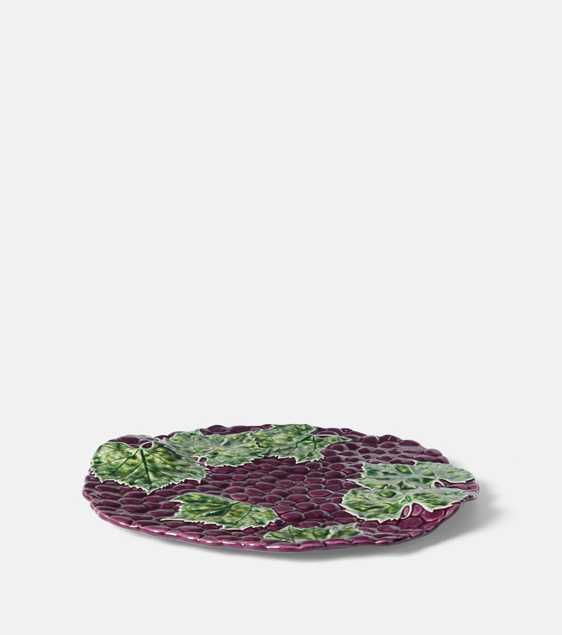 Grapes earthenware platter | Bordallo Pinheiro