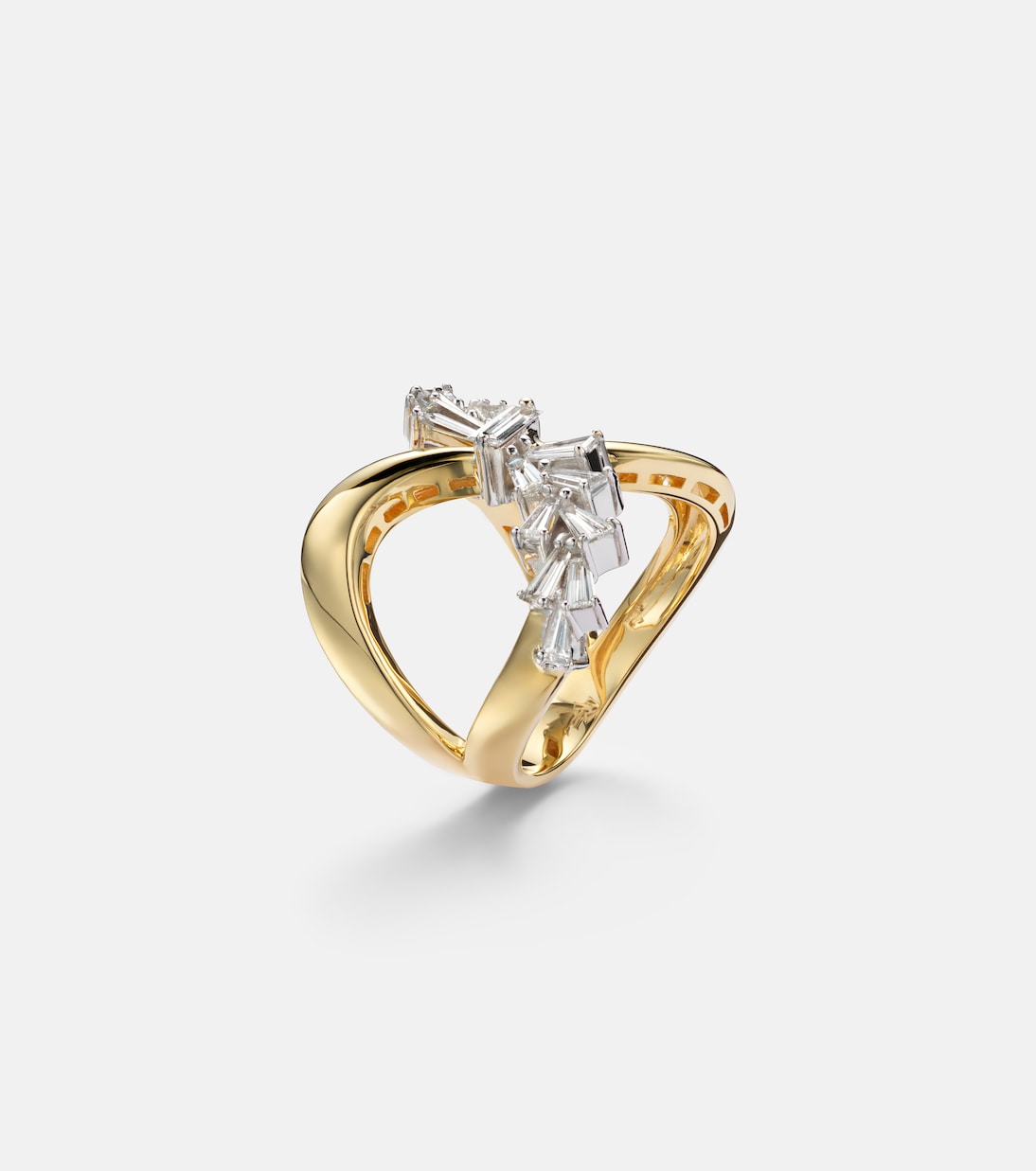 18kt gold (750/1000) ring with diamonds | Yeprem