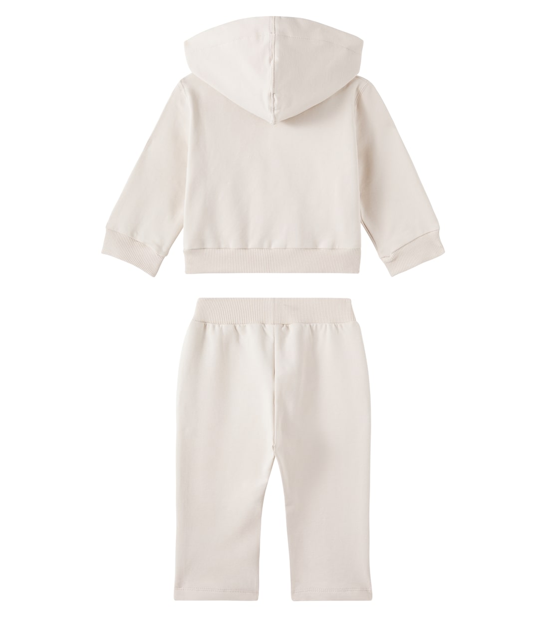 Baby cotton-blend hoodie and sweatpants set | Monnalisa