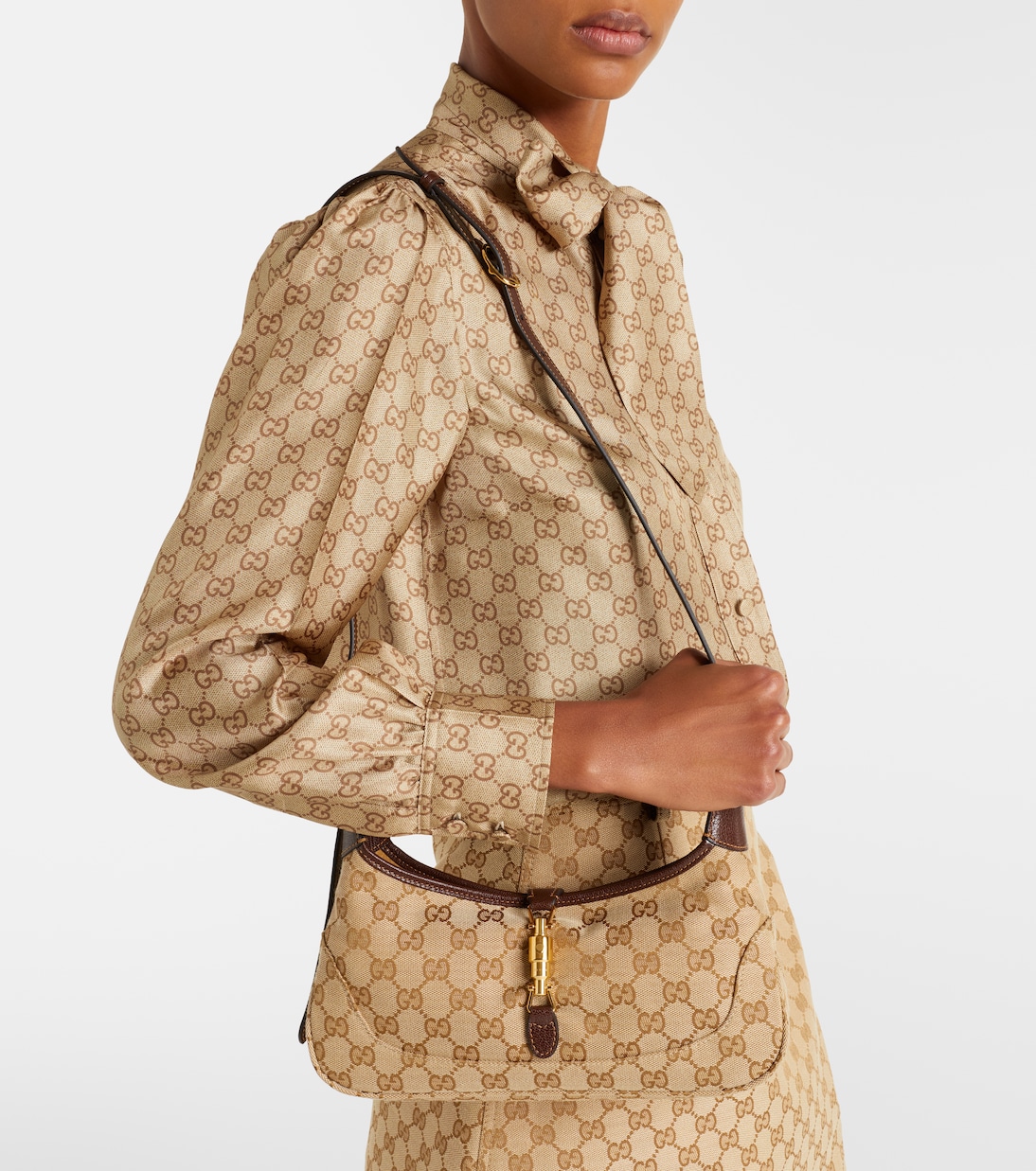 Jackie Slim GG Canvas Small shoulder bag | Gucci