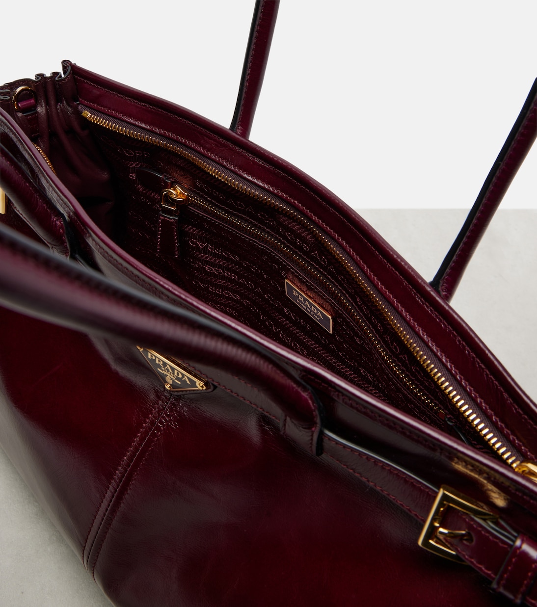 Schultertasche Prada Bonnie Large aus Leder | Prada