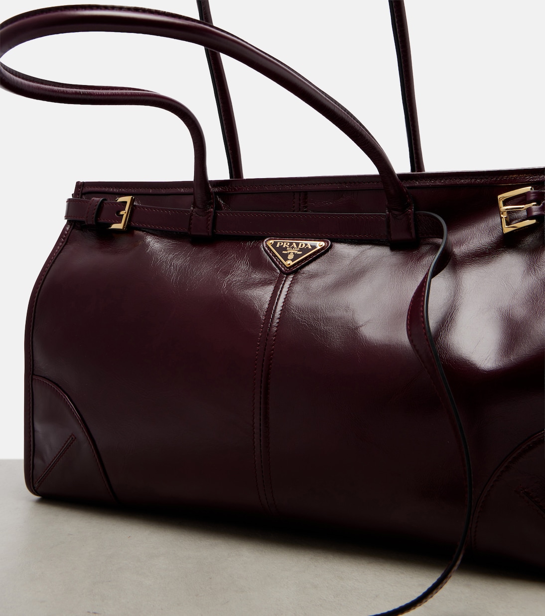 Schultertasche Prada Bonnie Large aus Leder | Prada