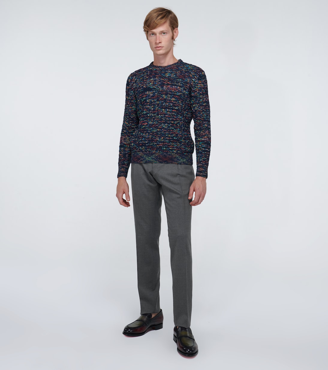 Pantalon en laine mélangée | Lardini