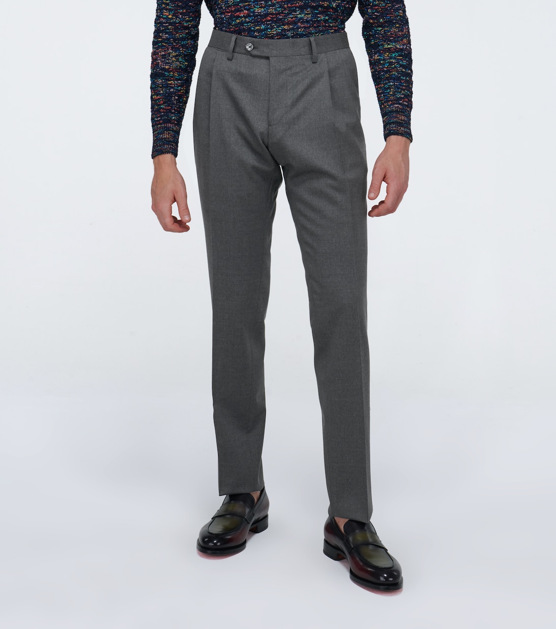 Pantalon en laine mélangée | Lardini